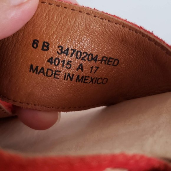 New FRYE Avery 5.5 - 6 Leather Suede Sandals Flat Slide Slip-on Contrast Stitch - Picture 8 of 13